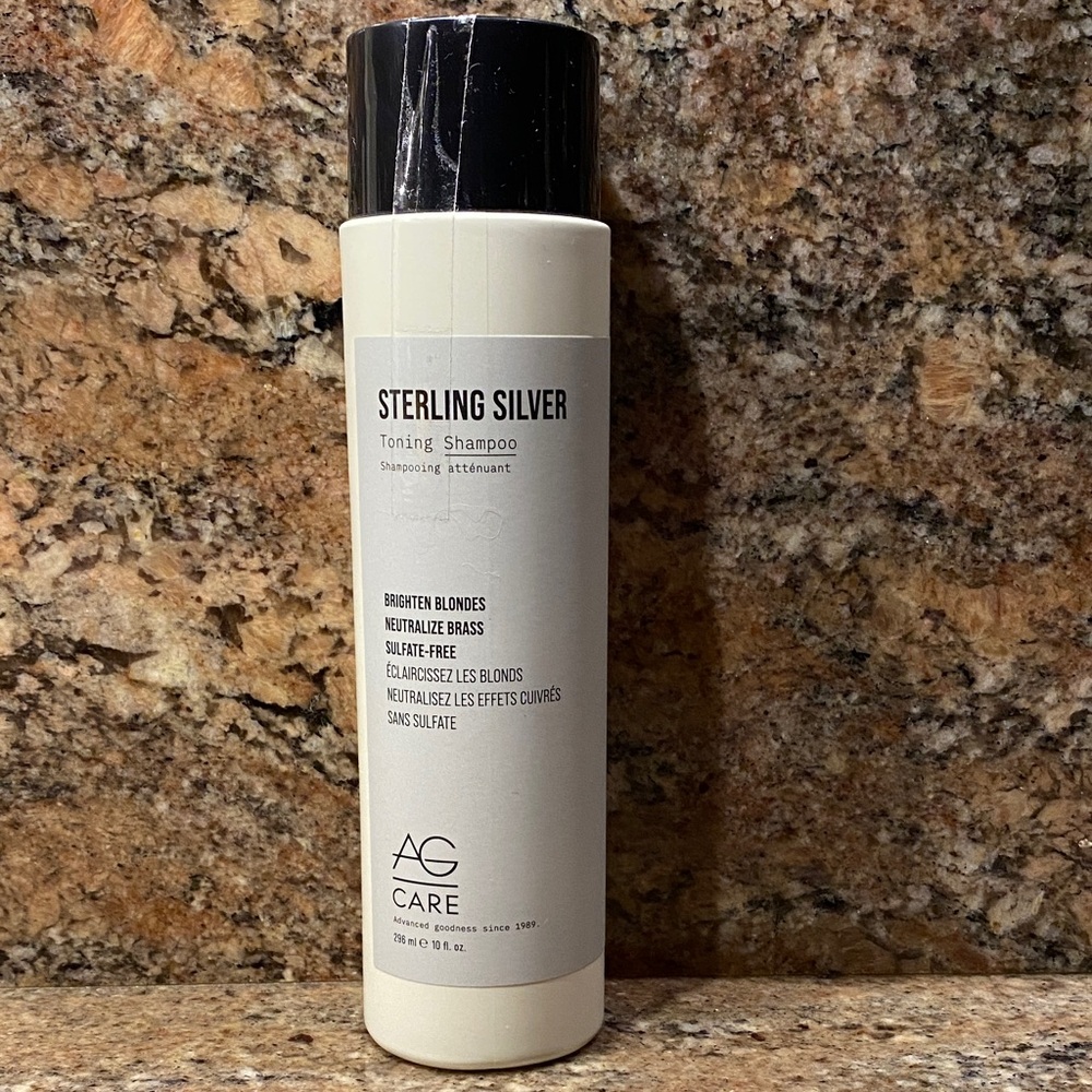 STERLING SILVER TONING SHAMPOO by AG CARE, 10 fl oz / 296 mL, SEALED Unopened